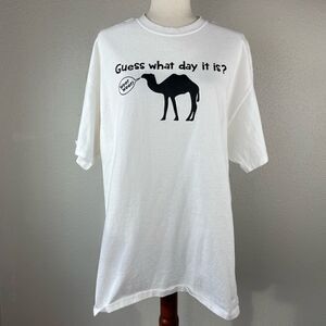 Port & Company Guess What Day It Is T-Shirt Size XL EUC